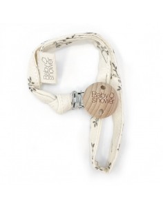 Attache tétine wood Olive...