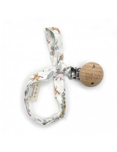 Attache tétine wood liberty...
