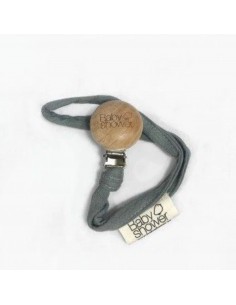 Attache tétine wood Grey...