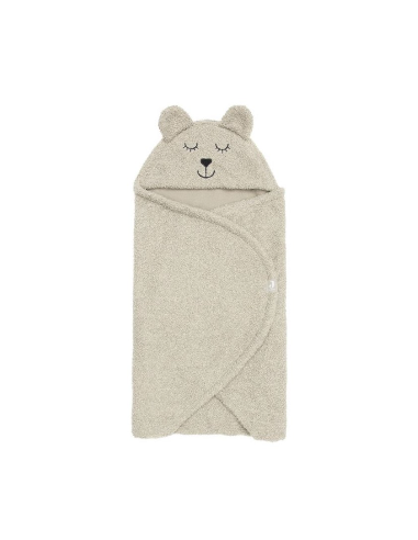 Couverture câline Bear Boucle Olive Green - Jollein