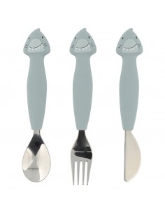 Couverts 3 pièces - Mr requin