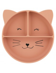 Assiette en silicone avec...