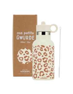 Gourde 350 ml - Léopard créme