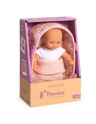 Poupon et couffin mini Barbara Pomea - Djeco