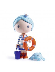 Figurine avec crabe...