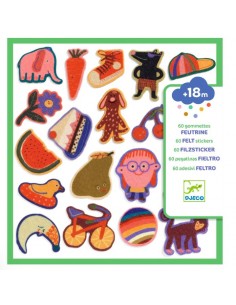 Gommettes feutrine x 60p -...