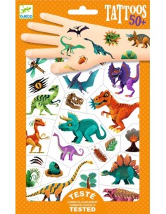 Tatouages Dino Club - orange