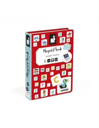 Magnéti'book alphabet français, 142 magnets