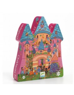 Puzzle silhouette Château...