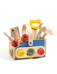 Boîte à outils en bois -...