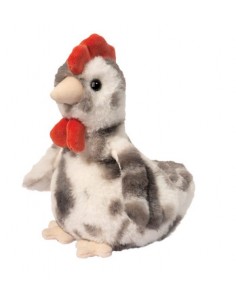 Peluche coq tacheté