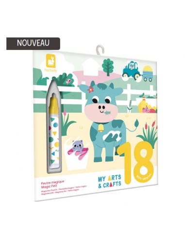 Coffret Créatif Feutre Magique La Ferme - 18 mois