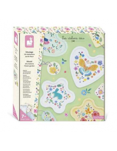 Moulage jardin fleuri
