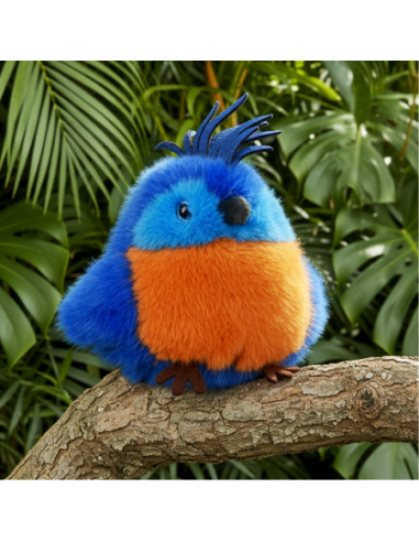 Peluche Perroquet - Bleu Royal