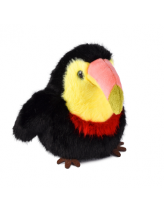 Peluche Toucan - noir et jaune