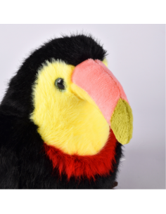 Peluche Toucan - noir et jaune 2