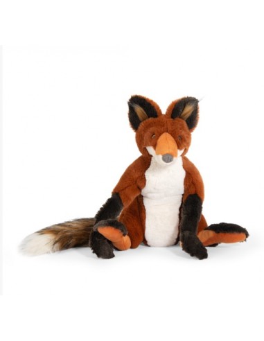 peluche renard tout autour du monde