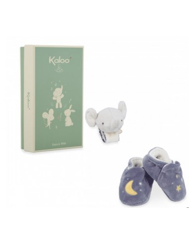 Coffret chaussons et bracelet sonores éléphant